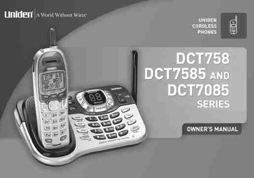 Uniden Cordless Telephone DCT758-page_pdf
